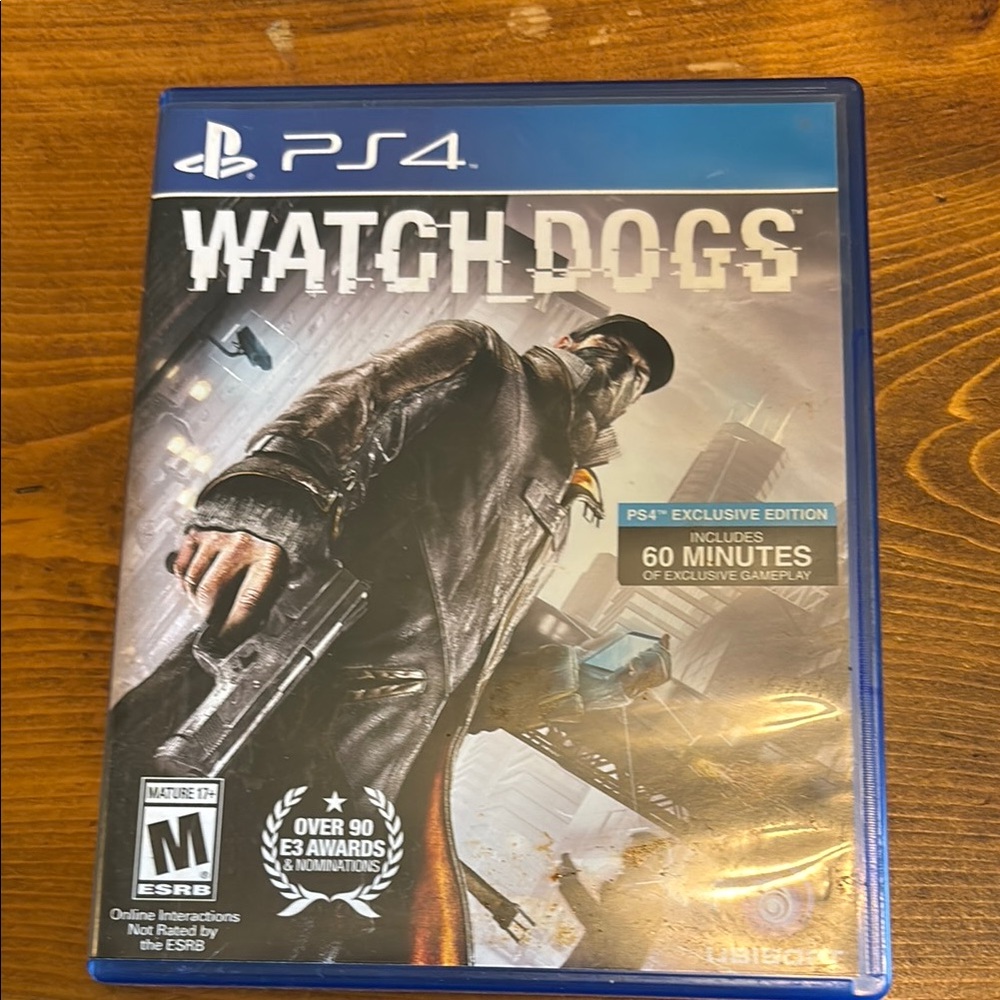 Sony PS4 Watch Dogs Game - Blue Cover